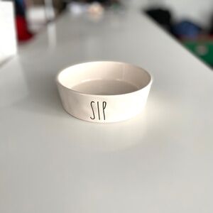 Rae Dunn Sip Ceramic Pet Bowl